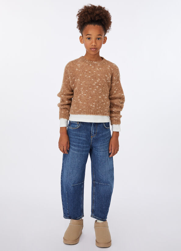 Maglia in alpaca e lana