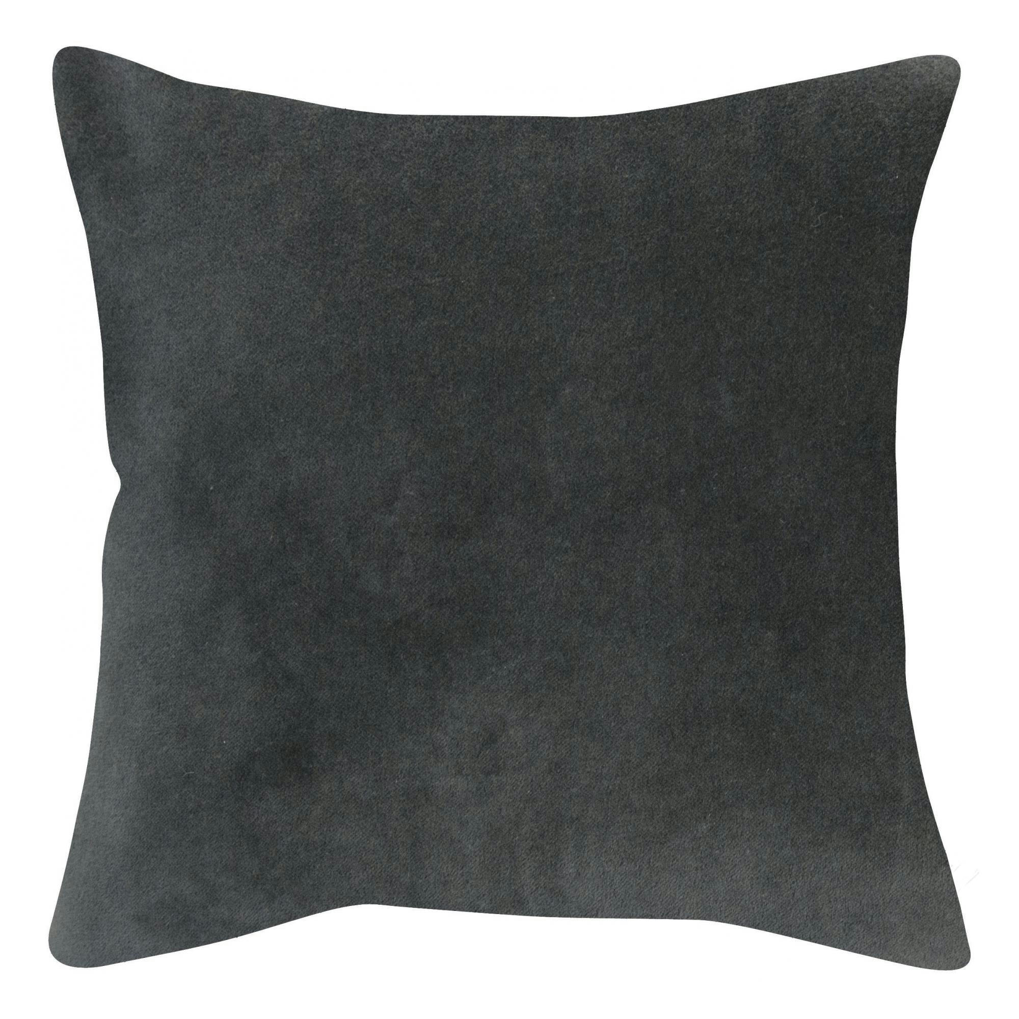 ELISE - Coussin  en coton tonnerre 45 x 45