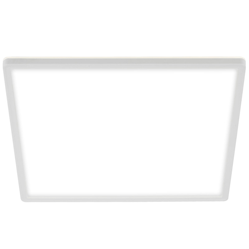 Plafonnier LED Slim blanc 29 x 29 cm blanc neutre 2400 lm 18 W BRILONER