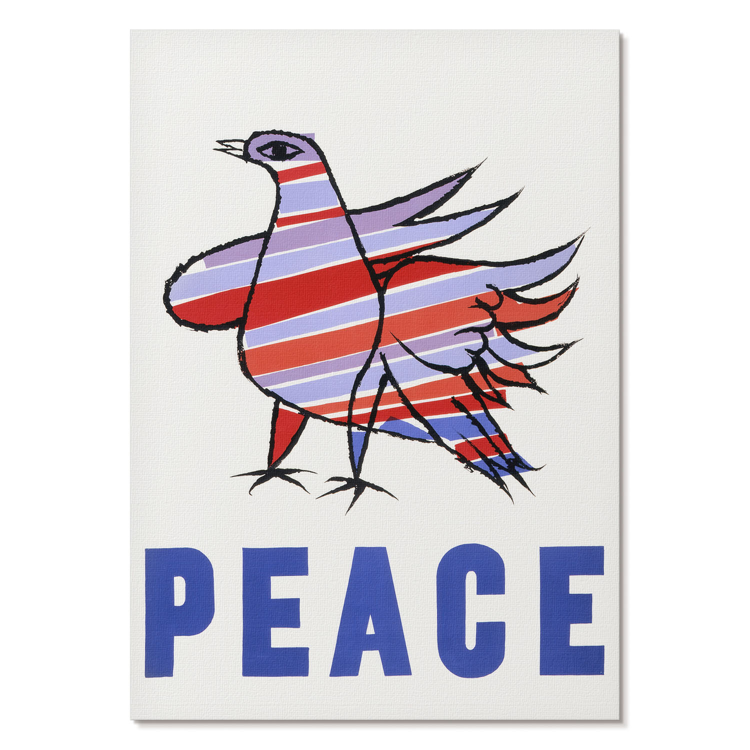 Obrazy na płótnie A4 Plakat McCarthy Peace (1968) projektu Bena Shahna