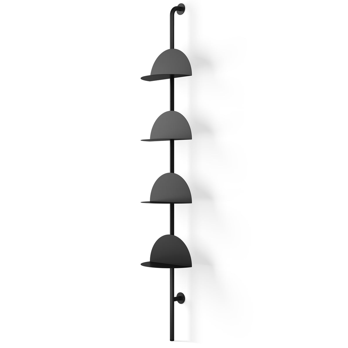 Umbra wandplank Solis - 35 x 27 x 204 cm - Zwart