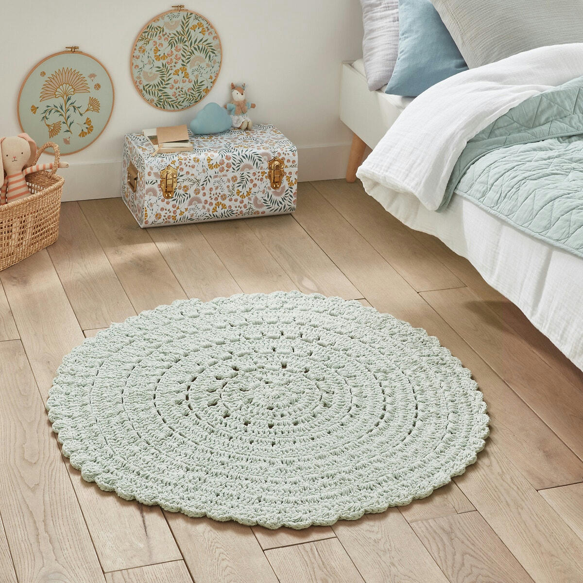 Tapis rond en crochet, Wiku