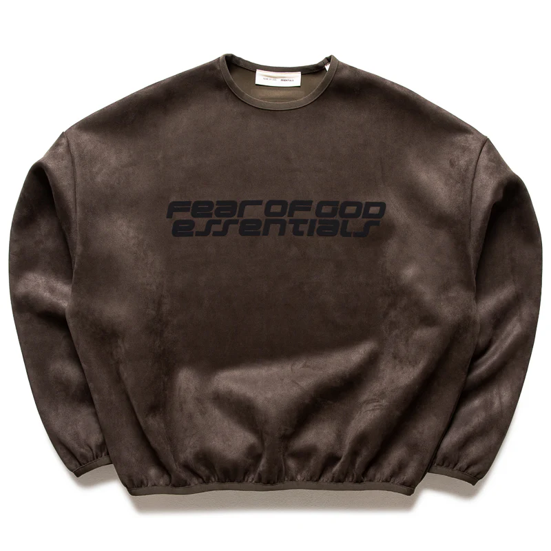 Fear Of God Essentials Modern Crewneck Sweatshirt - Brown
