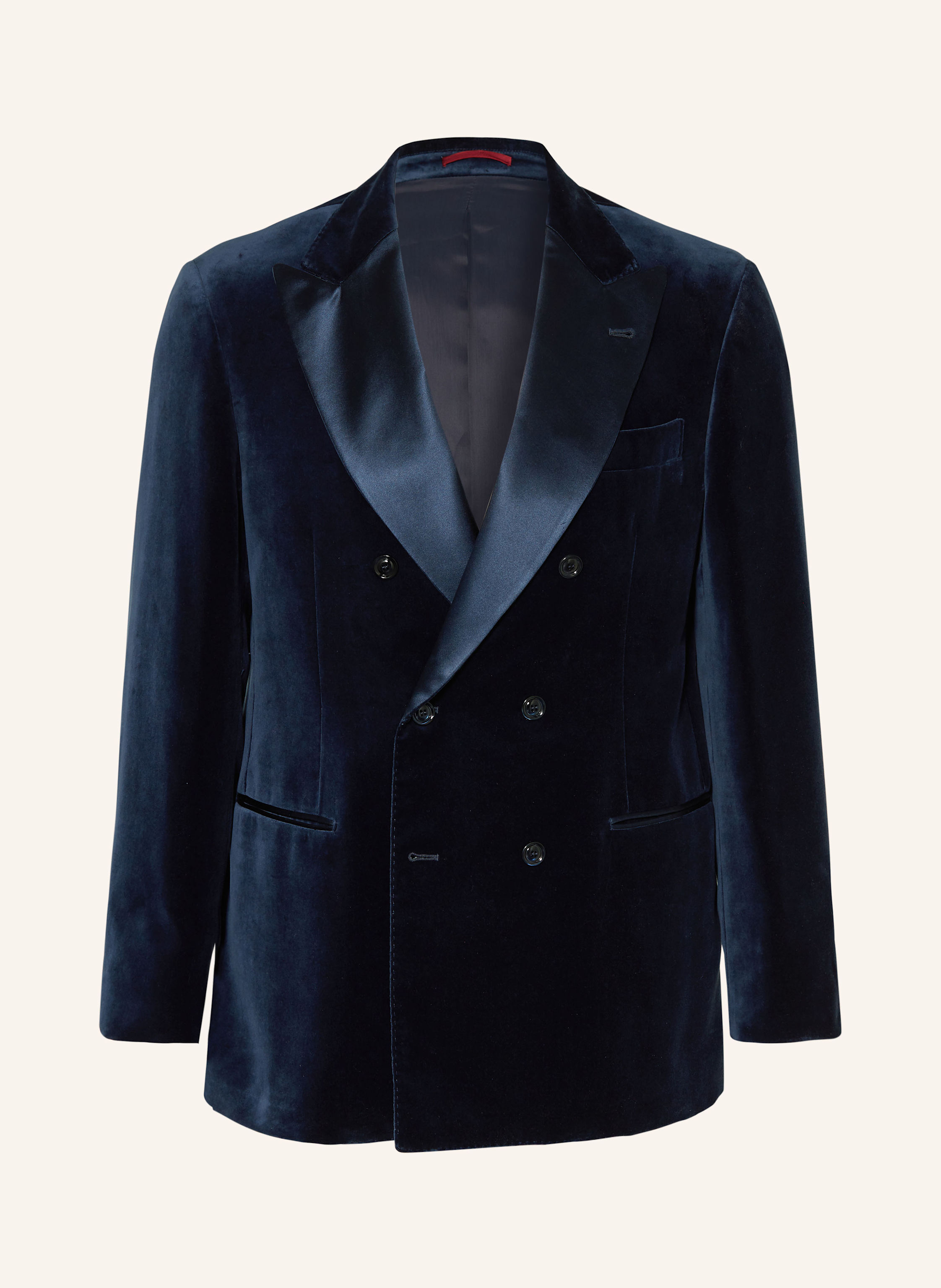 BRUNELLO CUCINELLI Smoking-Sakko Regular Fit aus Samt mit Seide