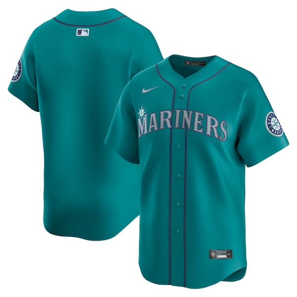 Seattle Mariners Nike Alternate Limited Jersey - Aqua/Navy