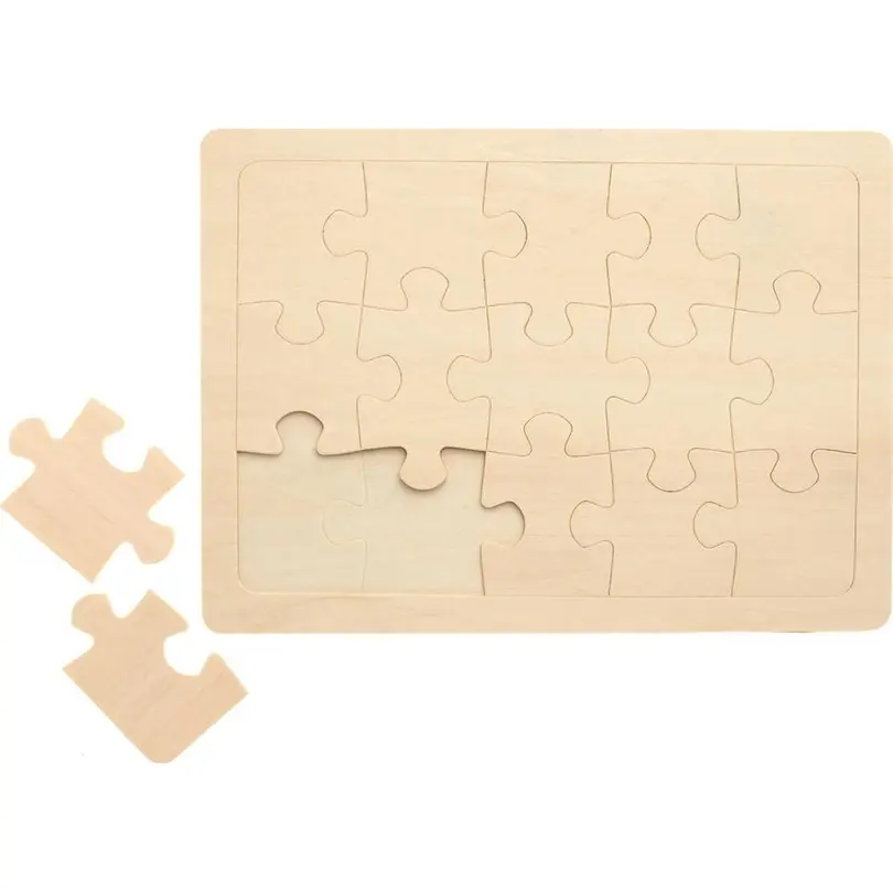 Puzzle 15-teilig Holzartikel