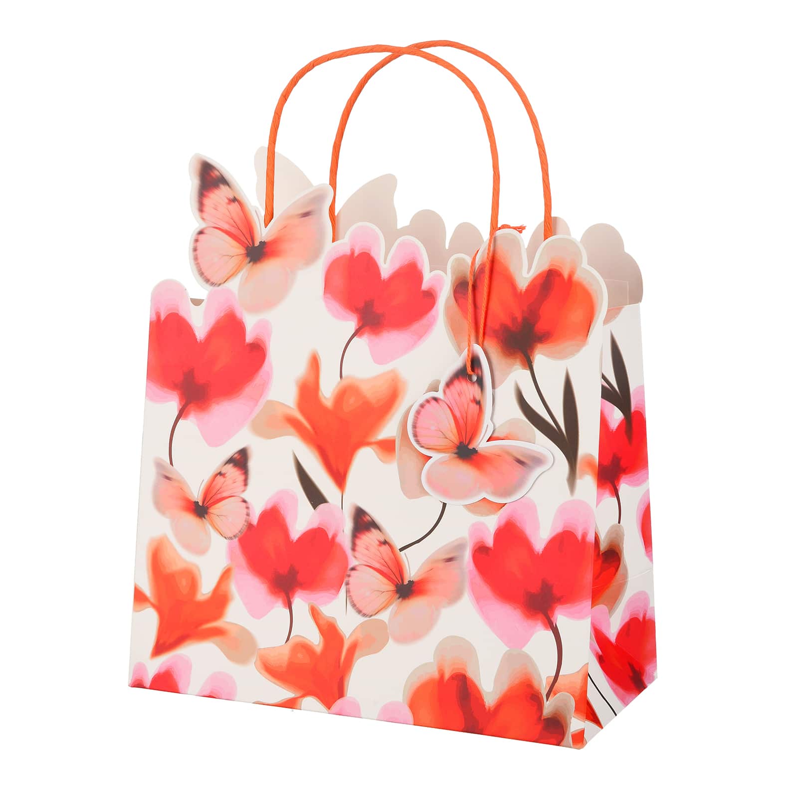 Geschenktüte Ivy Orange,B 250 x H 250 x T 120 mm