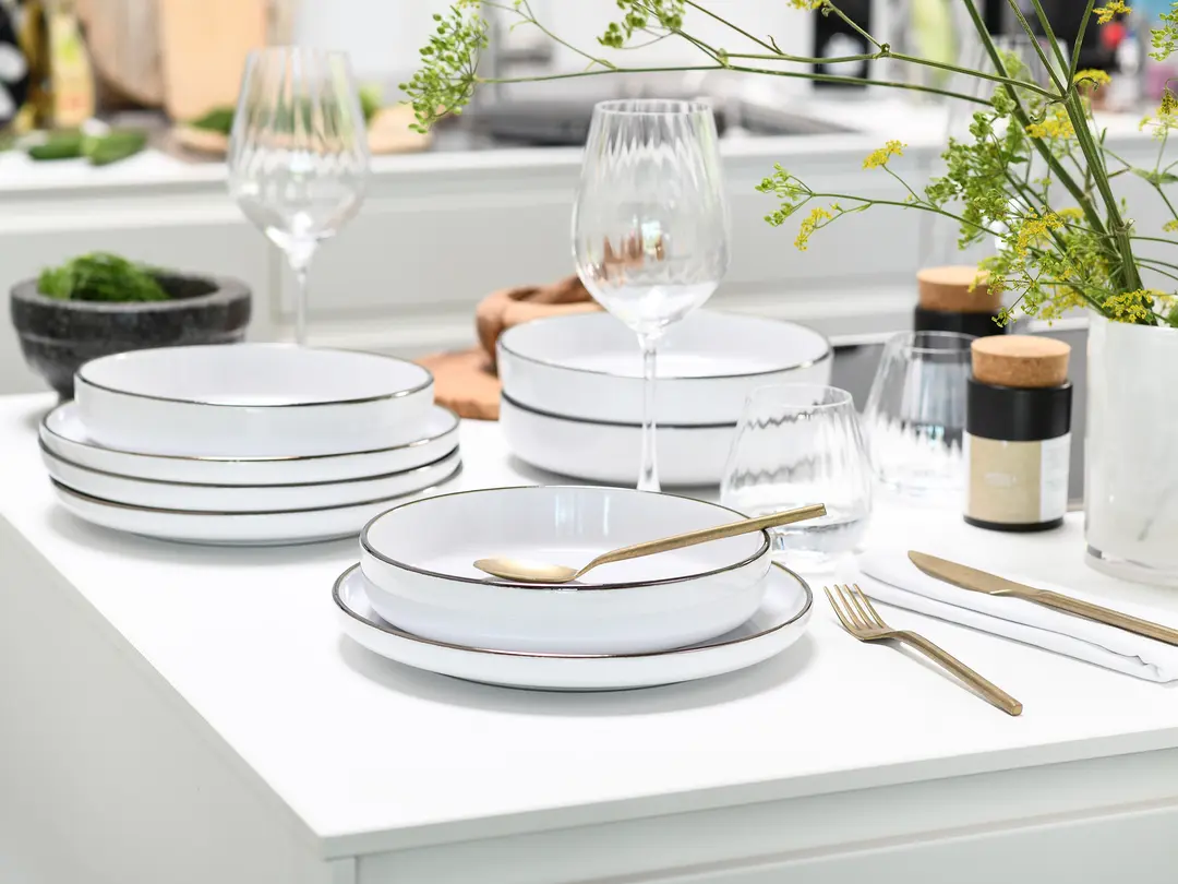 Geschirrset 12er-Set Nordic Festive