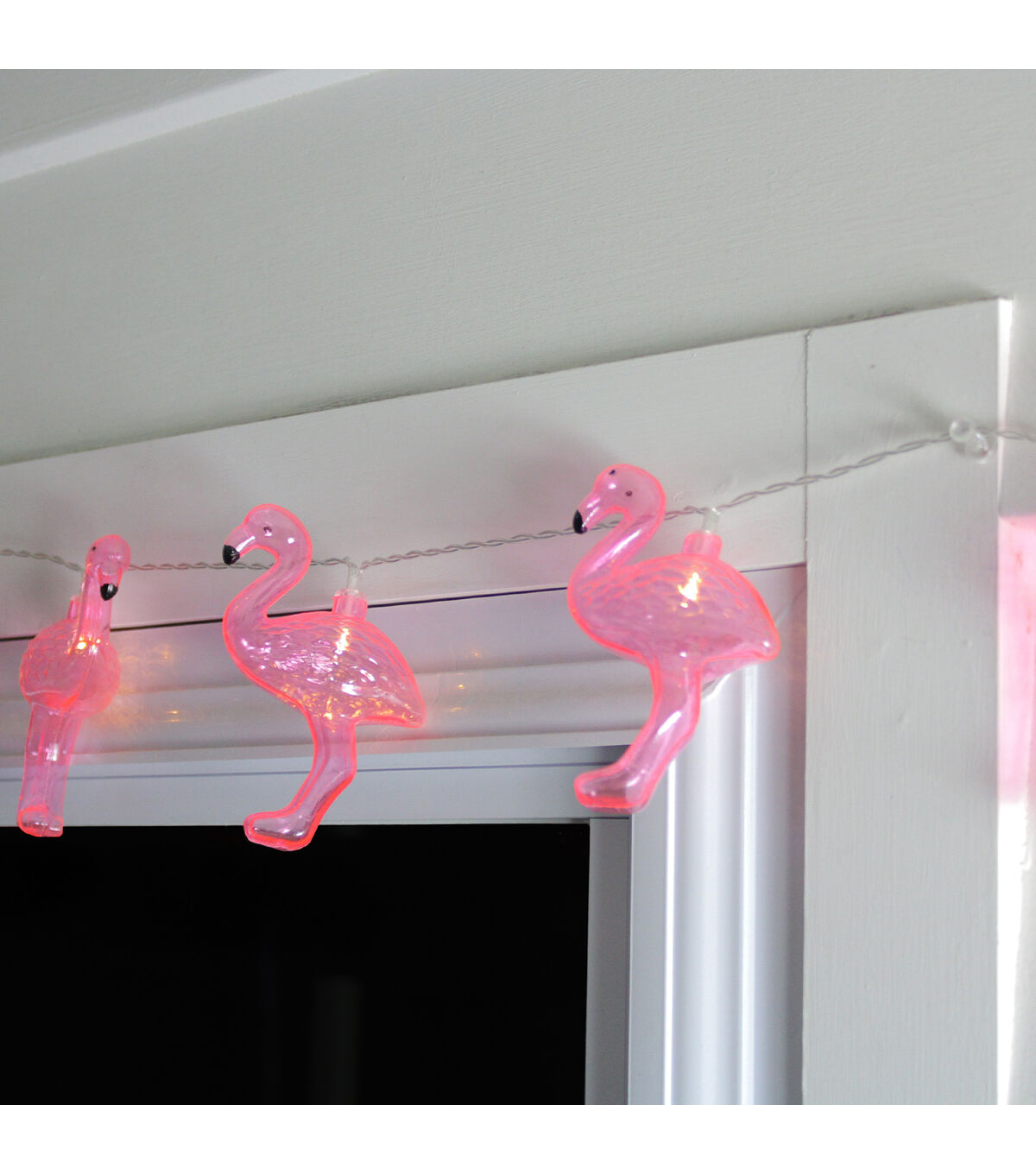 Northlight 10-Count Pink Flamingo String Lights - Warm White