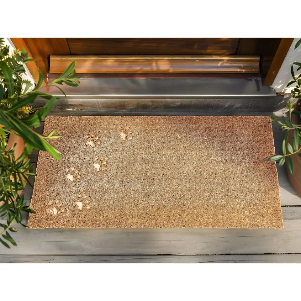 TARLAC - Deurmat - Natuurlijk - 55 x 120 cm - Kokos