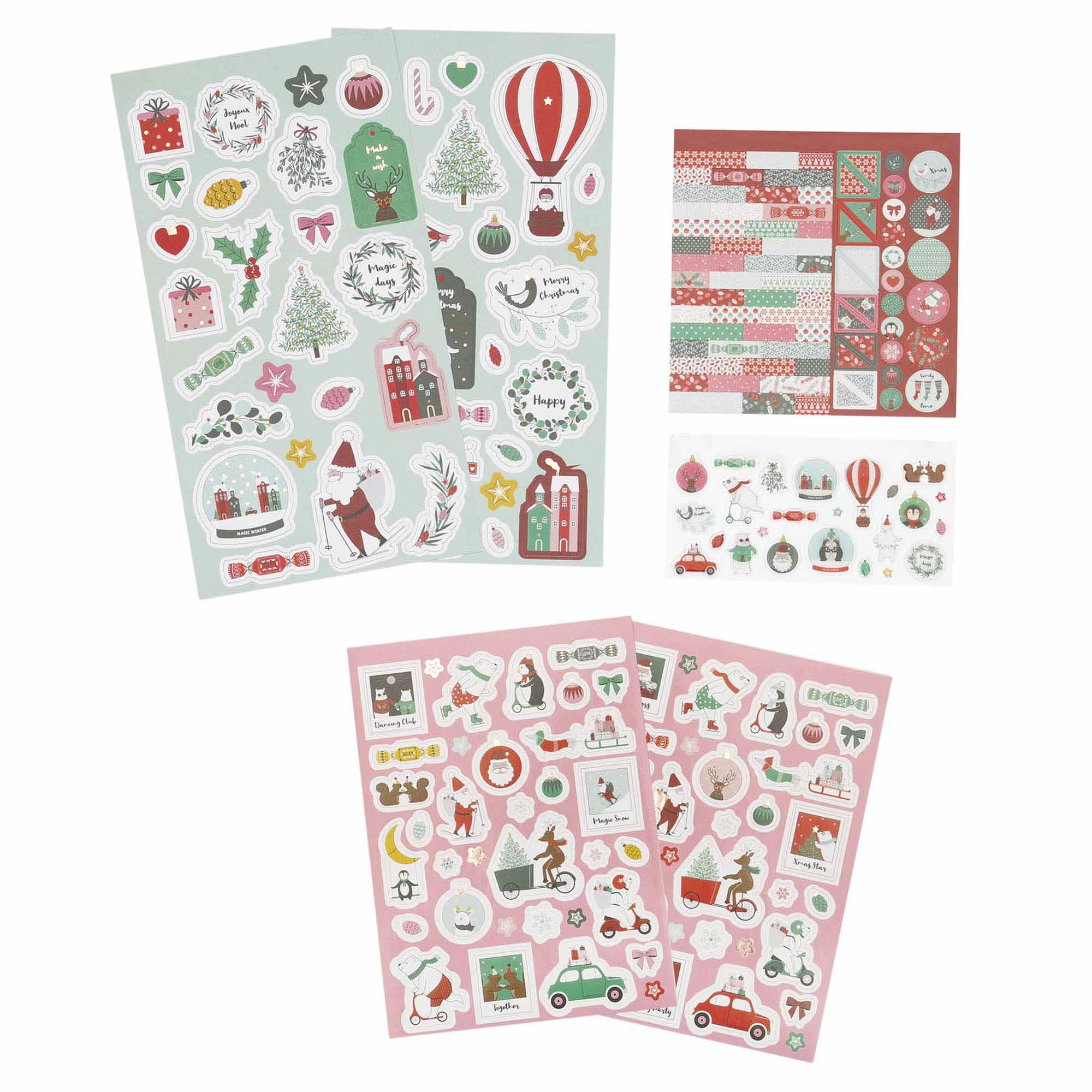 - Kit de stickers et dies de Noël