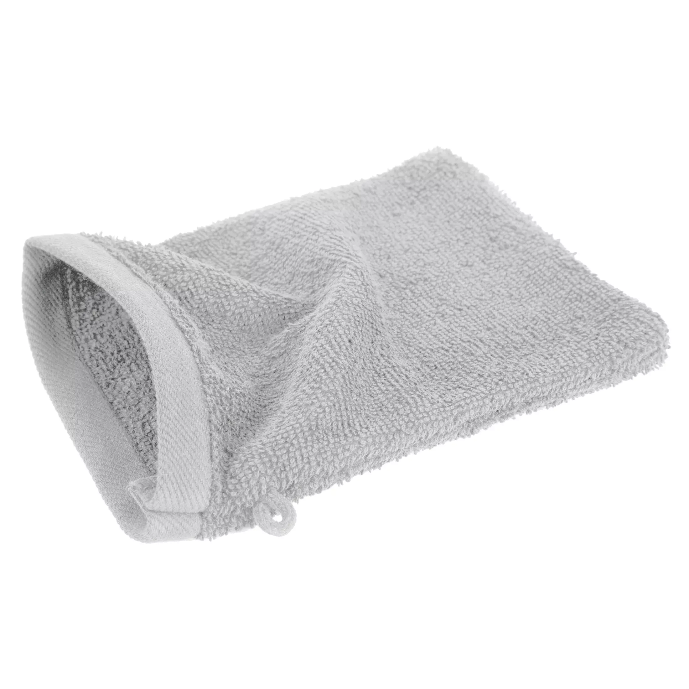 Myjka do kąpieli 16x21 cm bawełniana kolor srebrny 500 g/m2 GŁADKI 2