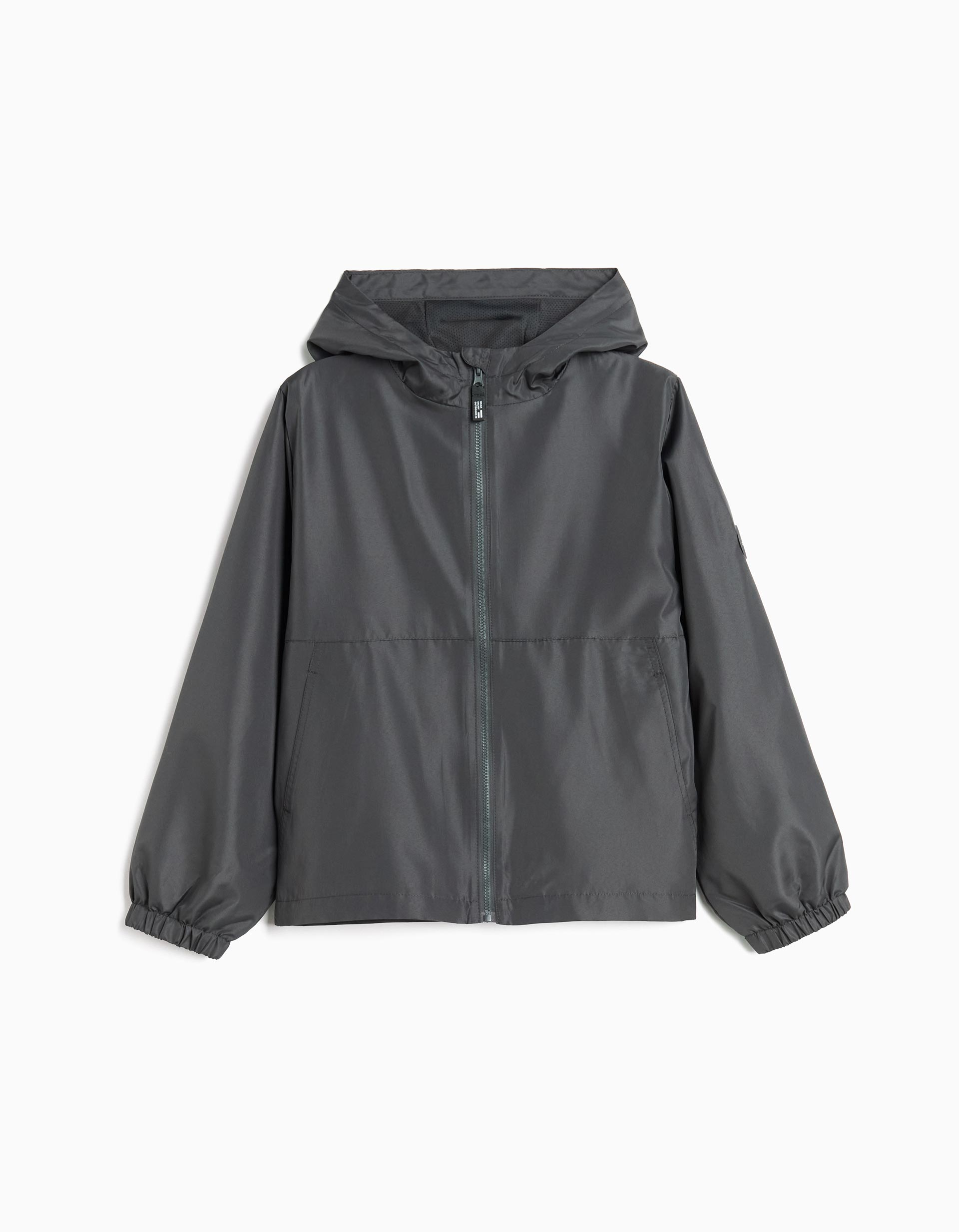 Parka com Capuz, Menino, Cinzento Escuro