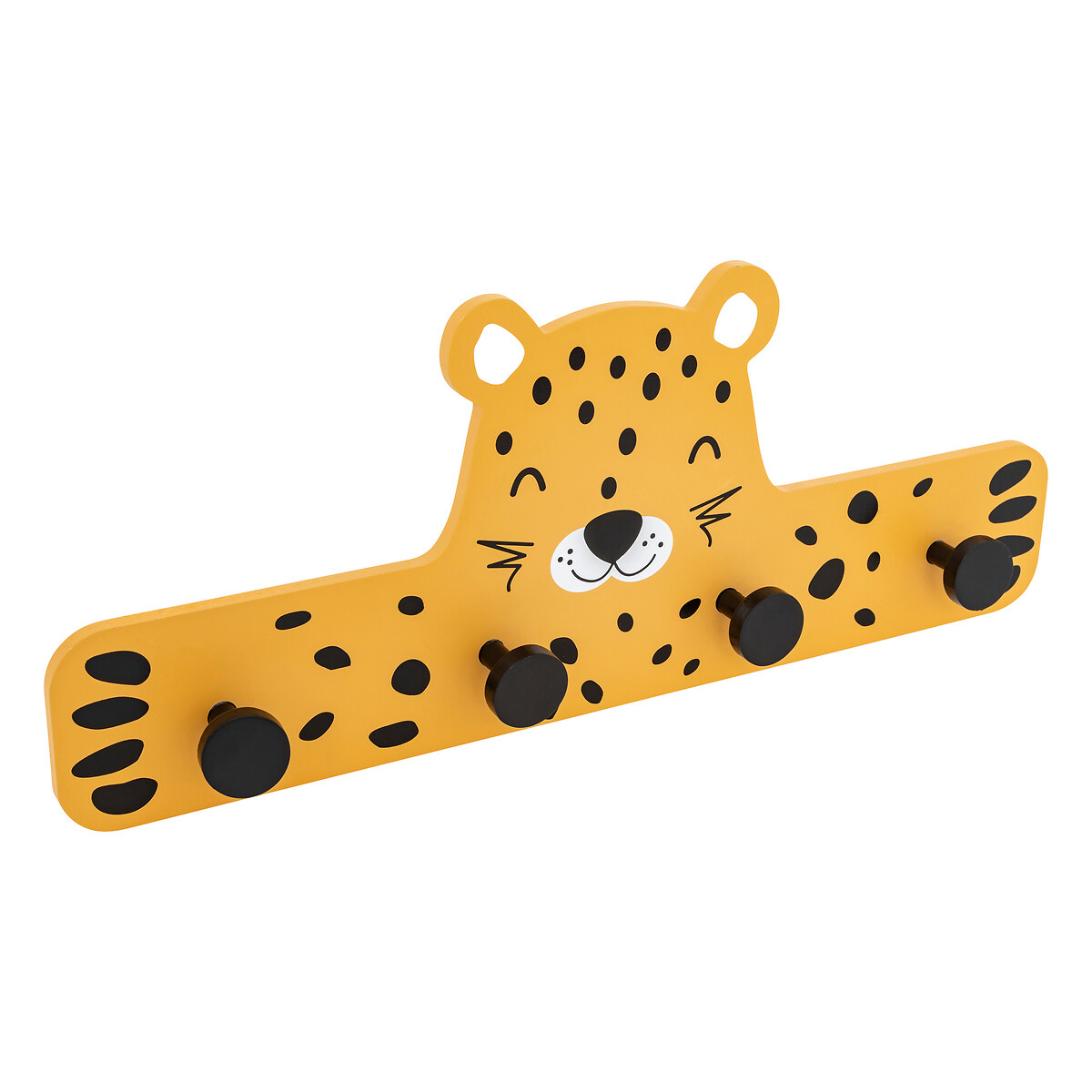Cabide leopardo ocre
