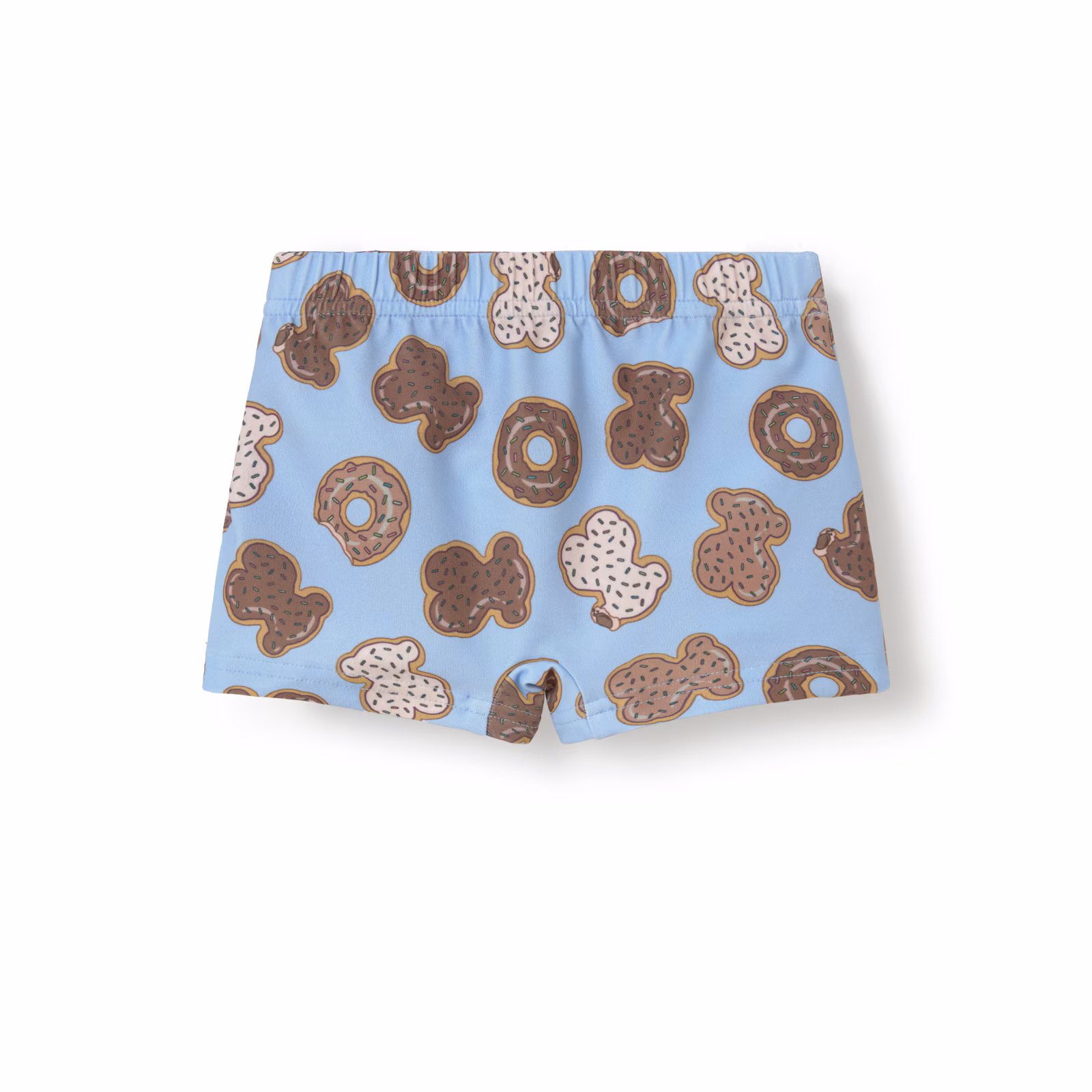 Bañador bóxer de niño Donut celeste