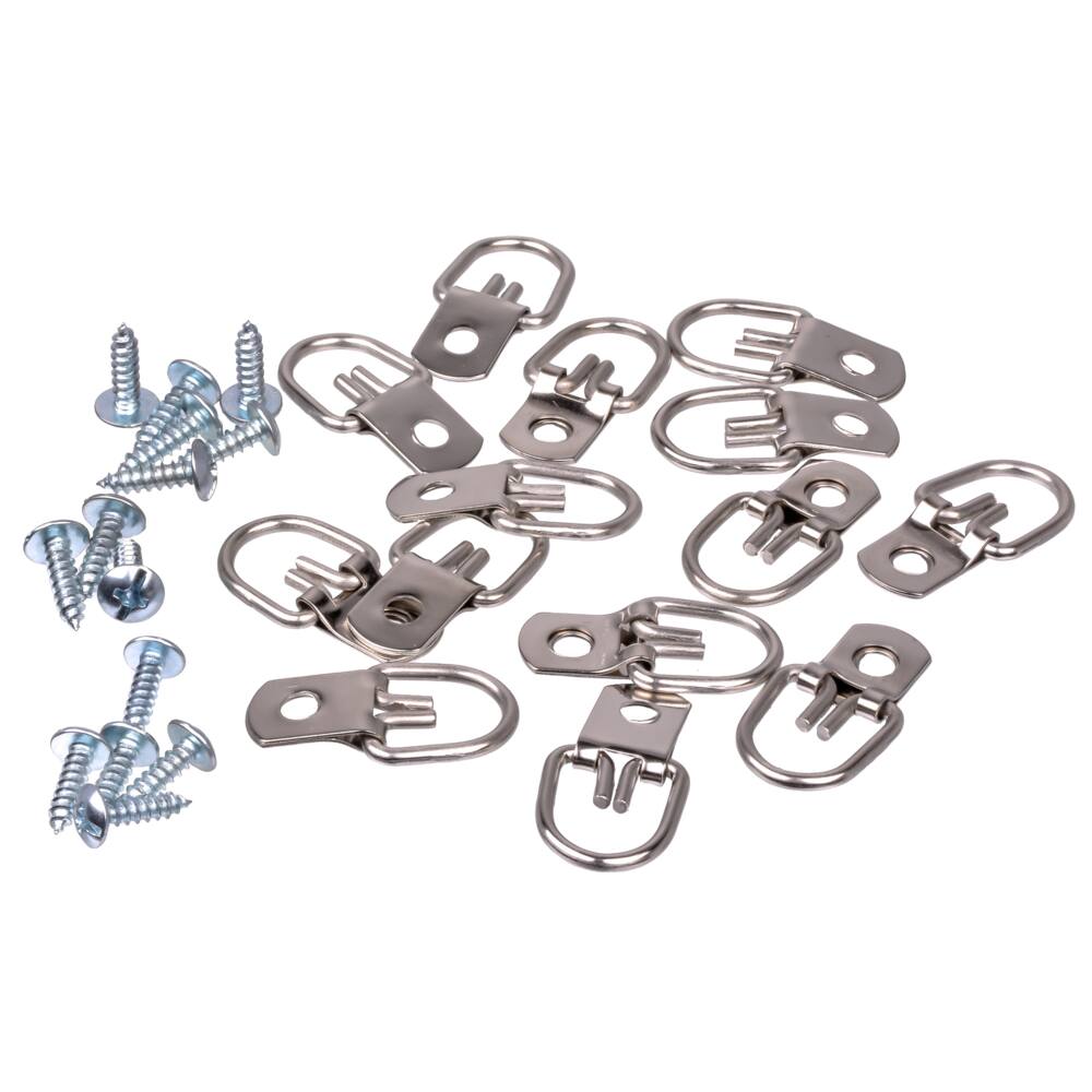 OOK D-Ring Hangers, Value Pack, For Non-Metal Frame, 30-lb Capacity