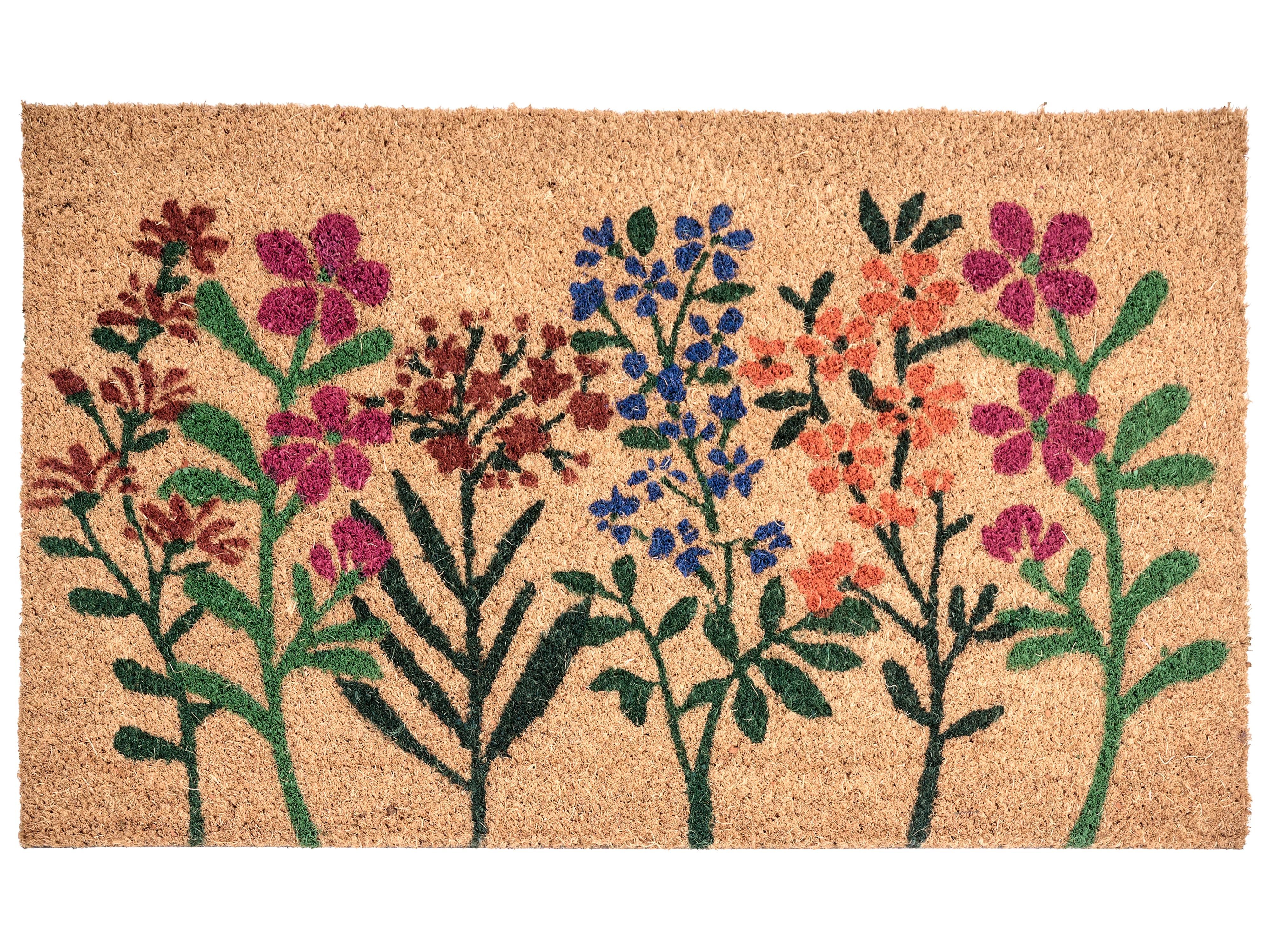 Doormat TEKKONA Natural 40 x 60 cm Flower Coir