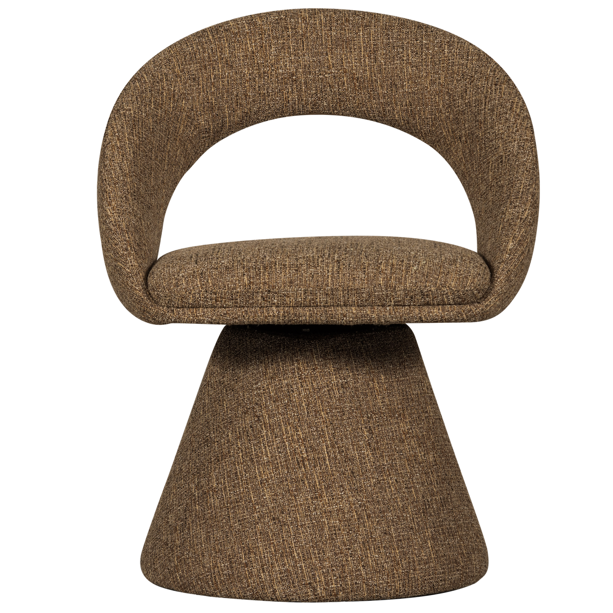 WOOOD draaibare eetkamerstoel Winter - Zand Melange - 80x63x57