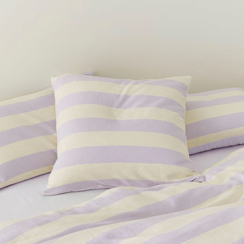 Henna Stripe Butter Quilt Cover Separates