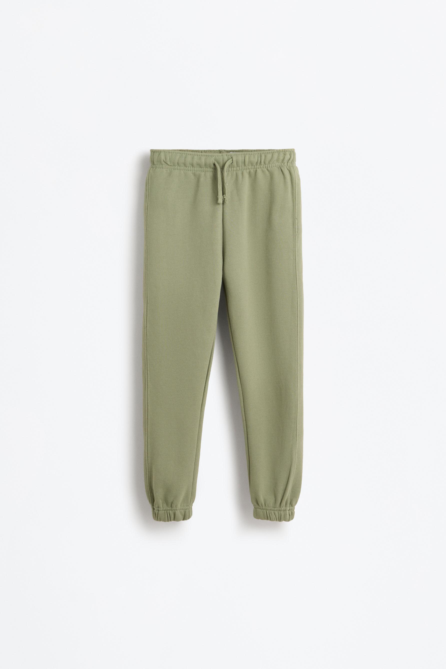 Pack 4 pantalones de felpa lisos