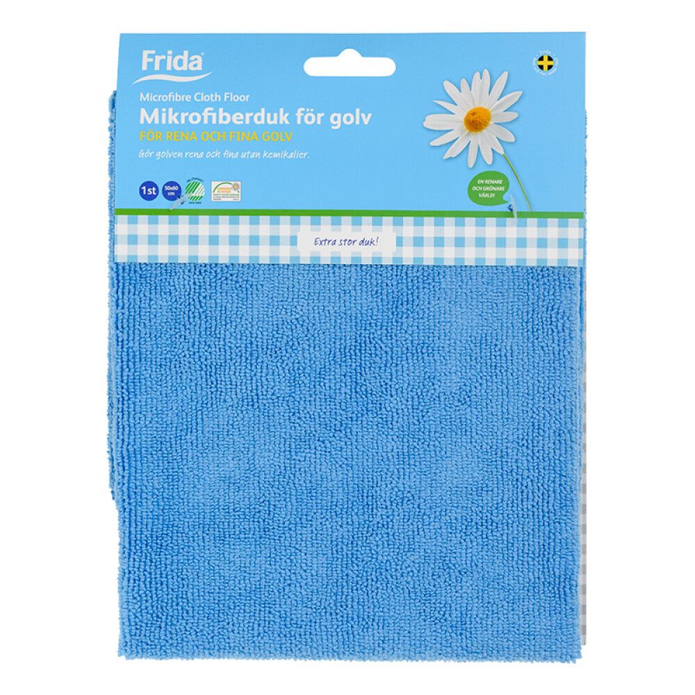 RENGJØRINGSKLUT GULV FRIDA MIKROFIBER 50X60CM