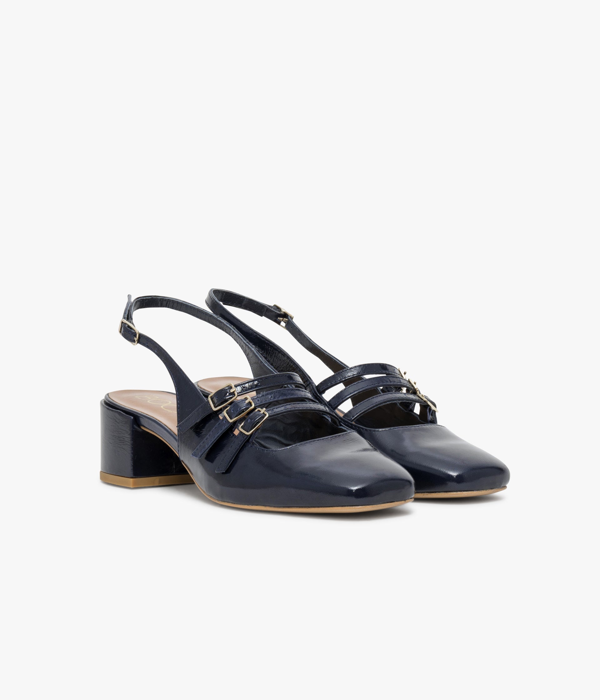 Babies slingback Demi marine