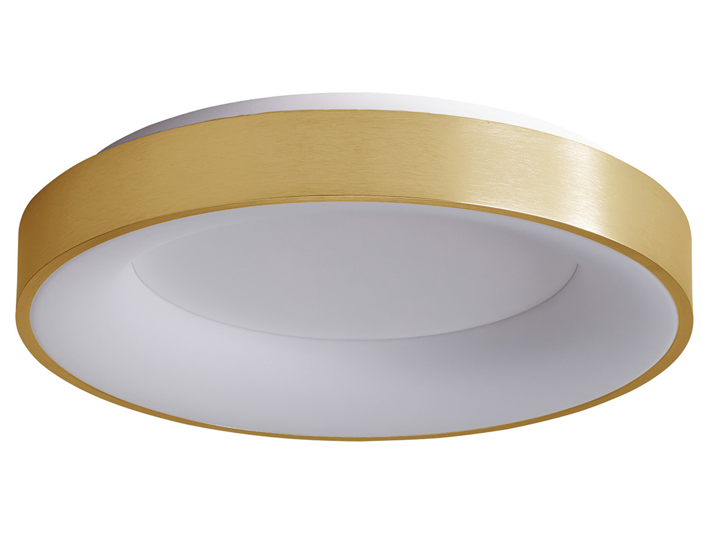 Plafon Giulia LED 60 cm aluminiowy złoty