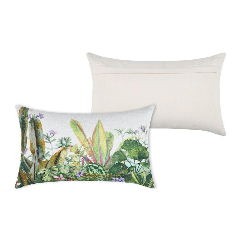 - Coussin Blanc coton 30 x 50
