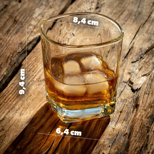 Zestaw 6x Szklanki Do Napojów Wody Drinków 250ml