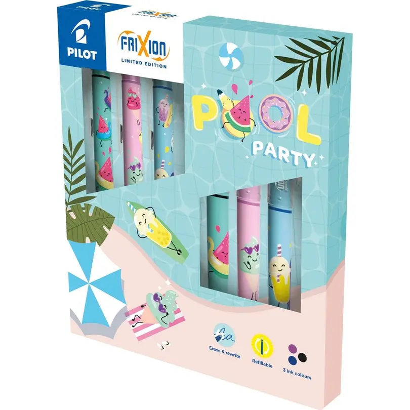 Kugelschreiber 6er-Set Pool Party