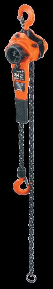 Certified Lever Hoist, Automatic Breaking, 3/4-Ton Capacity