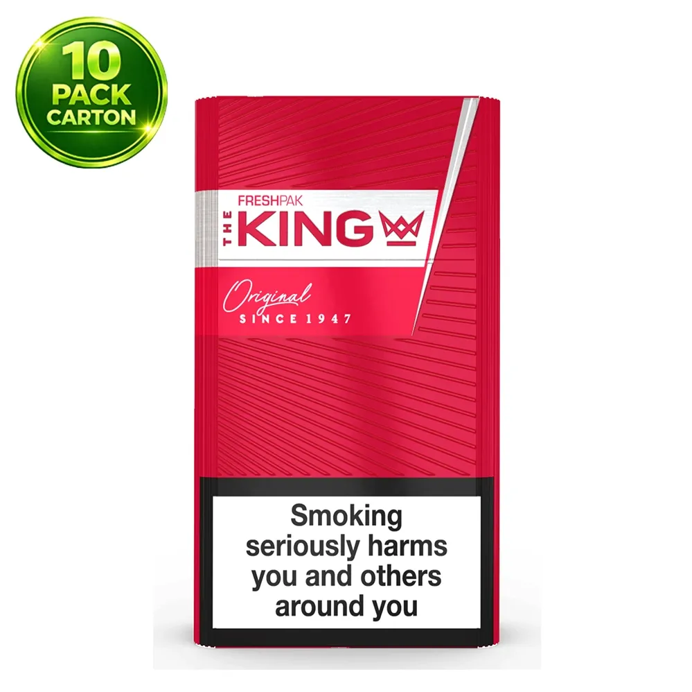 Red King 20s Cigarettes x 10 Packs /1 Carton