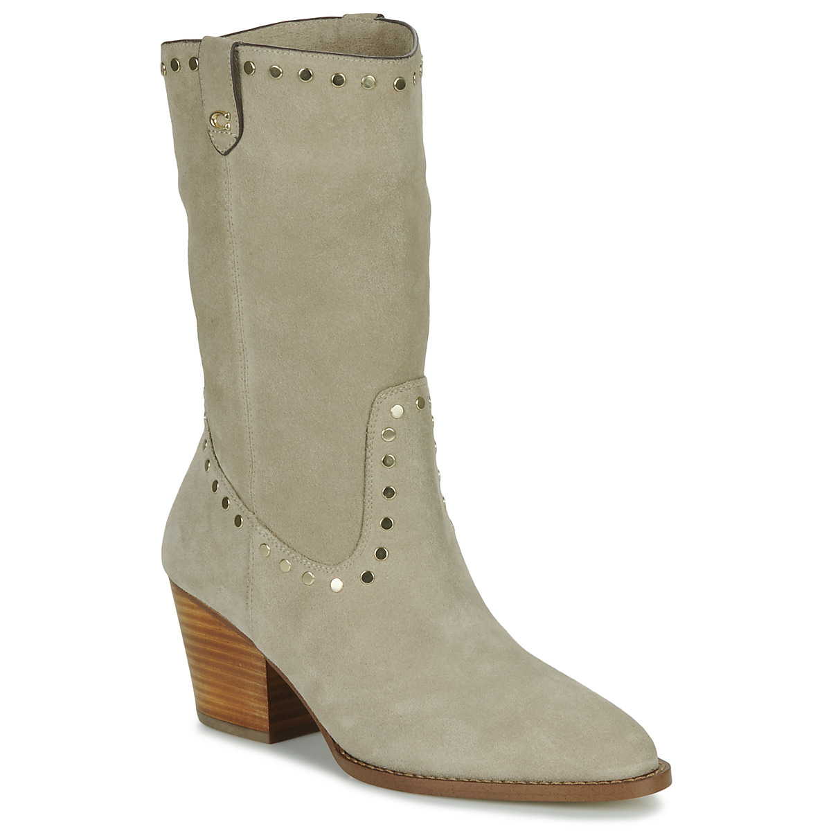 Coach - PHEOBE SUEDE BOOTIE - Taupe