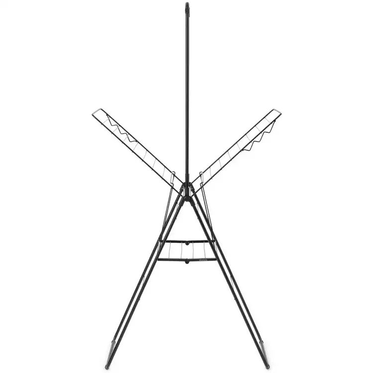 Brabantia 20m Hang On Clothes Airer with Rod - Black