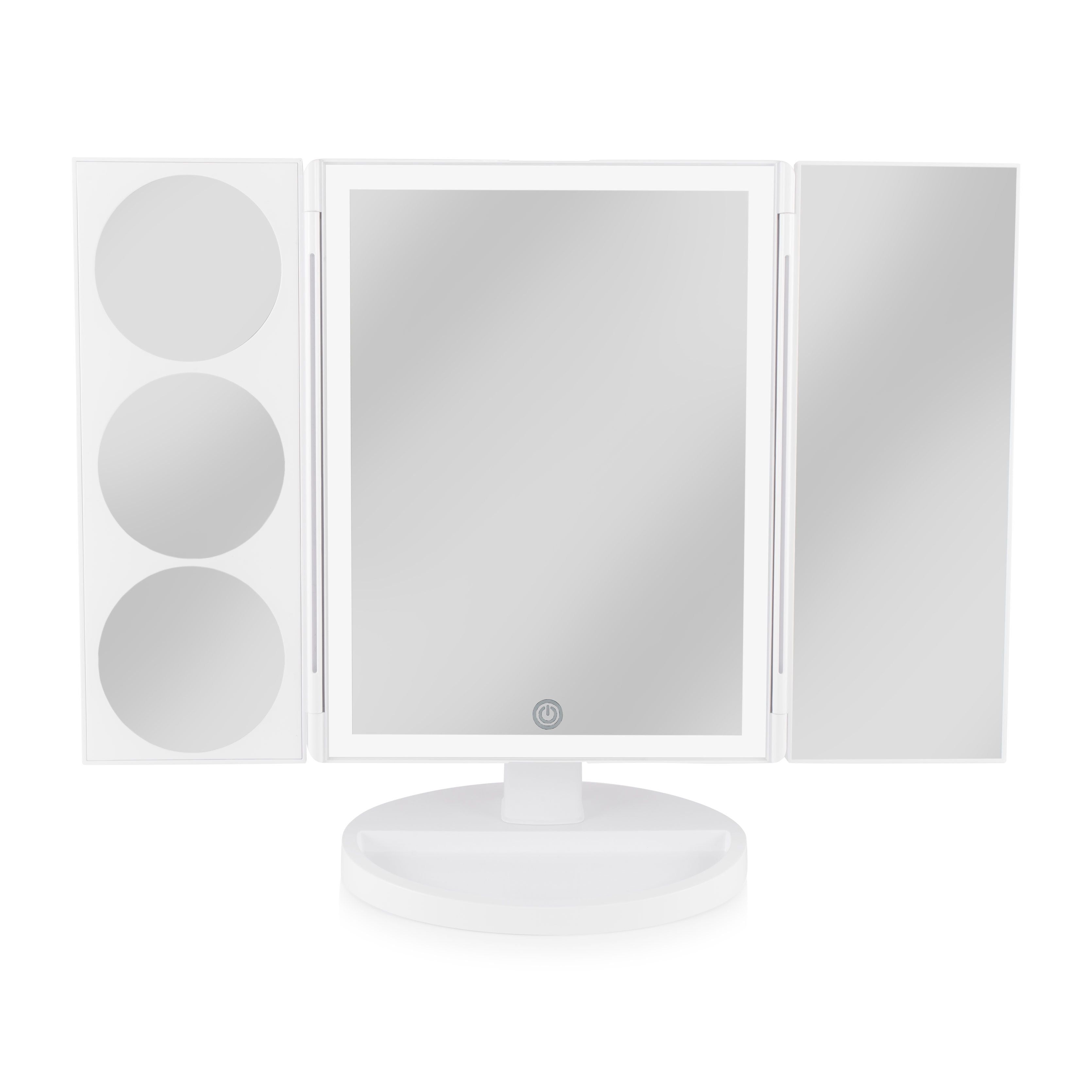 Rio Make Up Mirror with Dimmable LED lights 1x 3x 5x & 10x Magnification