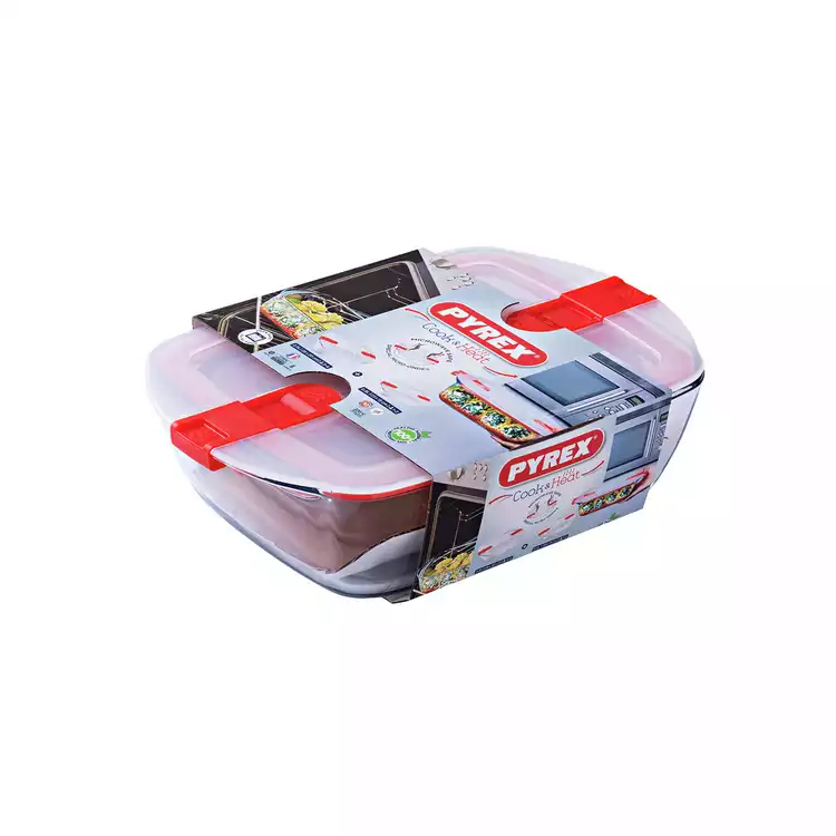 Pyrex Cook & Heat 2 Piece Rectangular Glass Dish Set