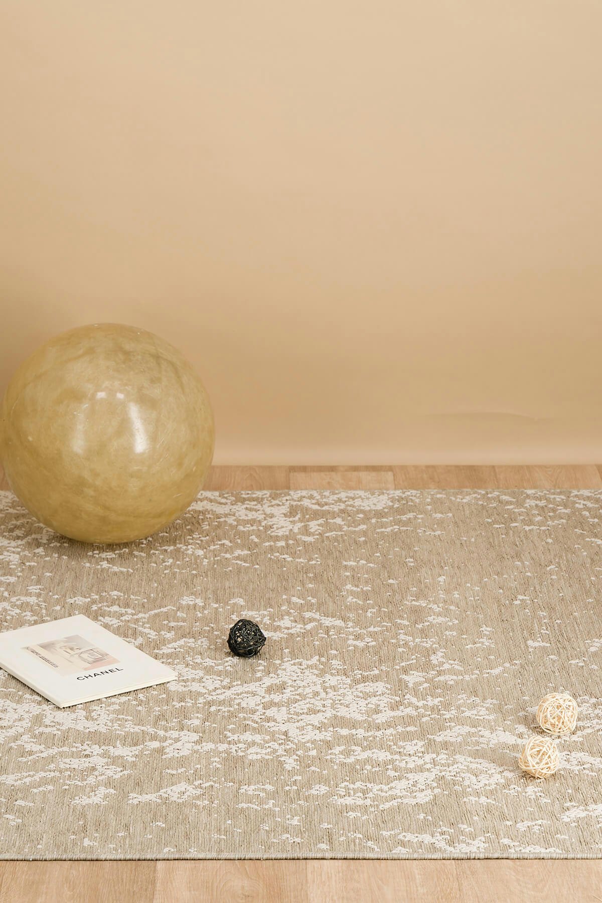 GLAM - Tapis intérieur et extérieur style japandi beige 153x230, OEKO-TEX®