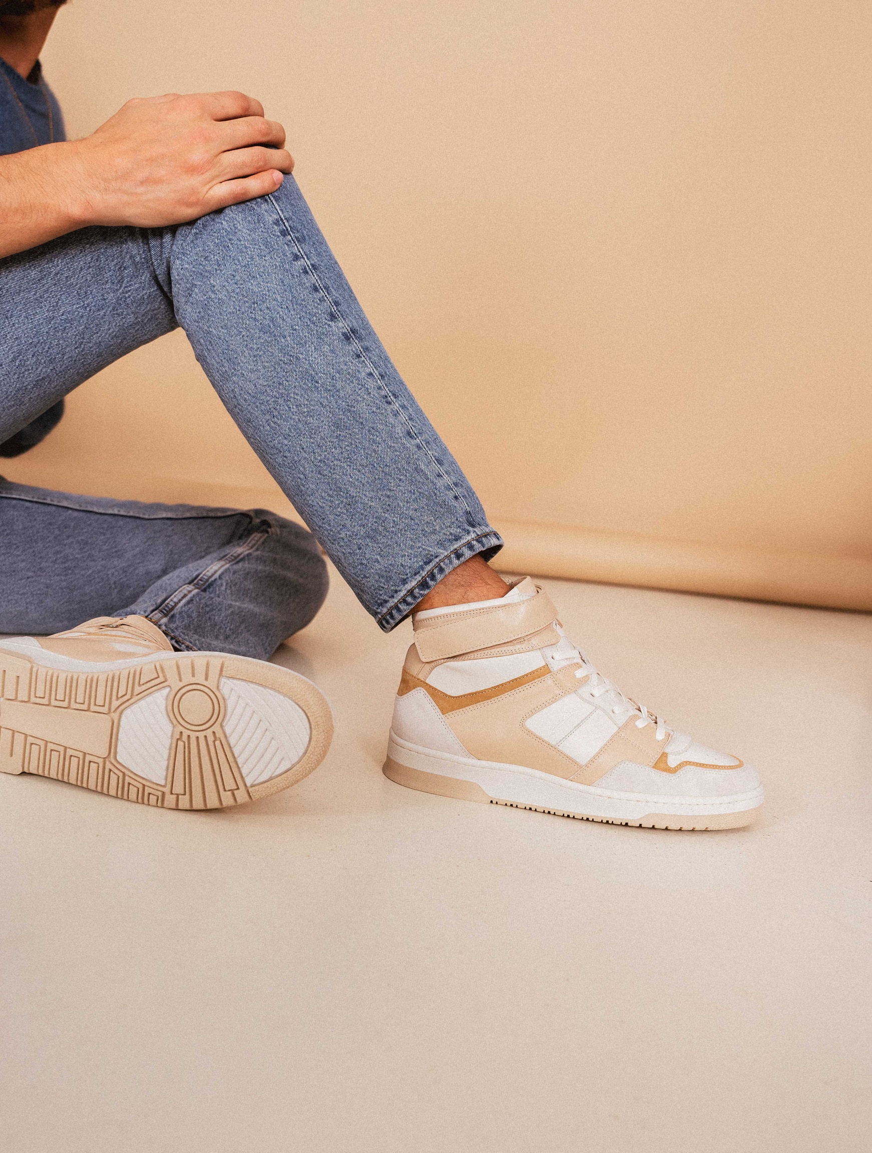 Larry Blanc Cassé &amp; Beige
