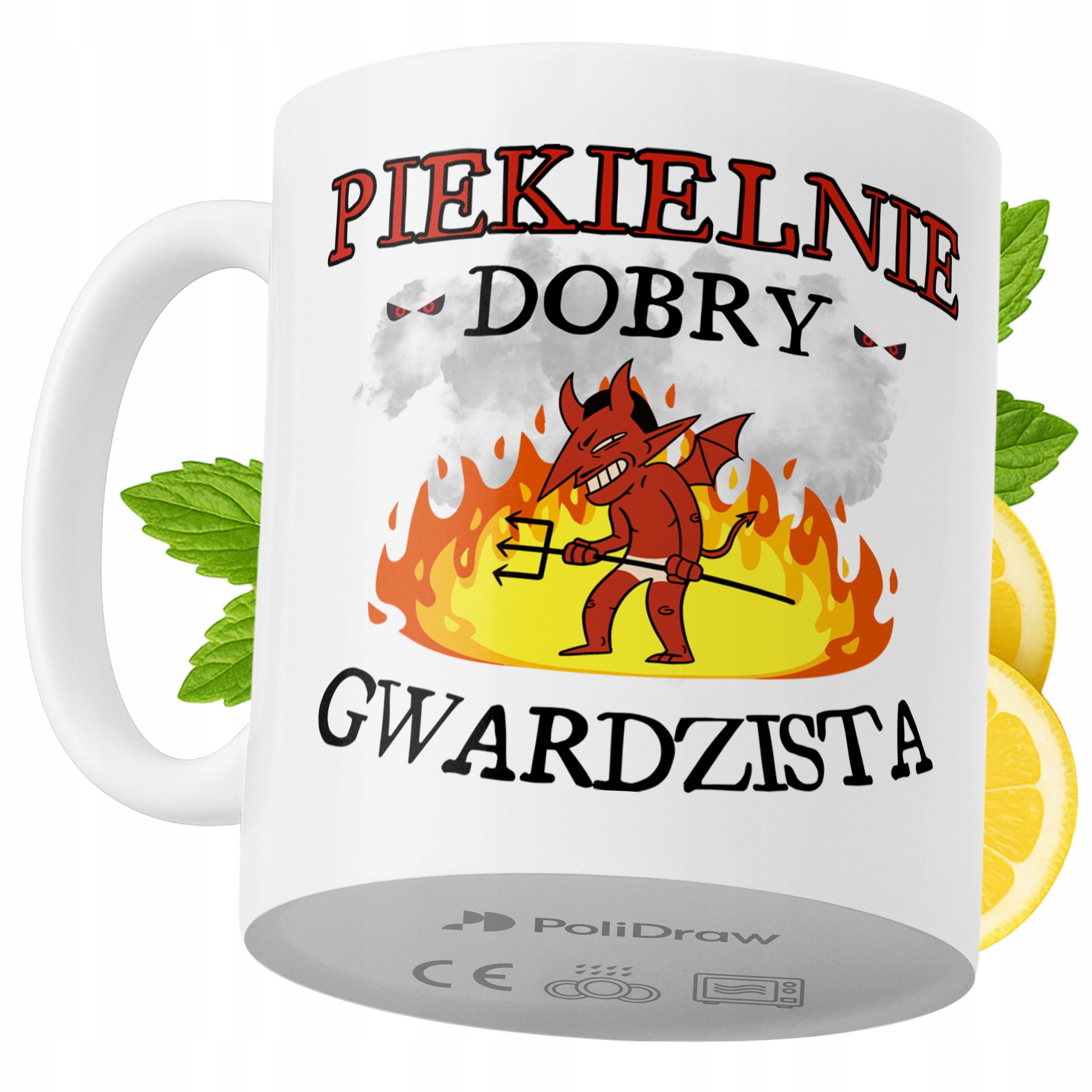 Kubek Dla Gwardzisty na Prezent z Nadrukiem ze Zdjęciem 330 ml PoliDraw