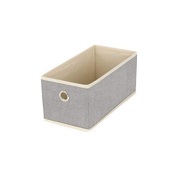 Boite Tiroir de rangement microaérée et respirant rectangle Gris MSV