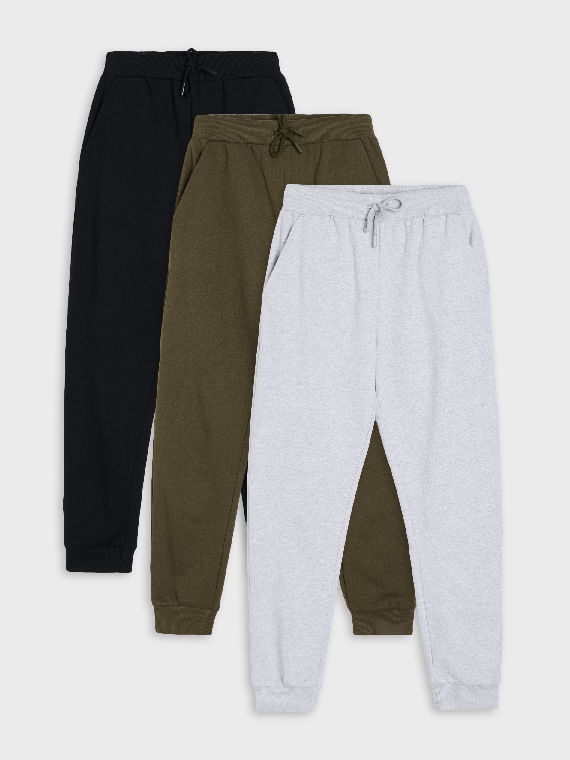 Spodnie dresowe jogger 3 pack