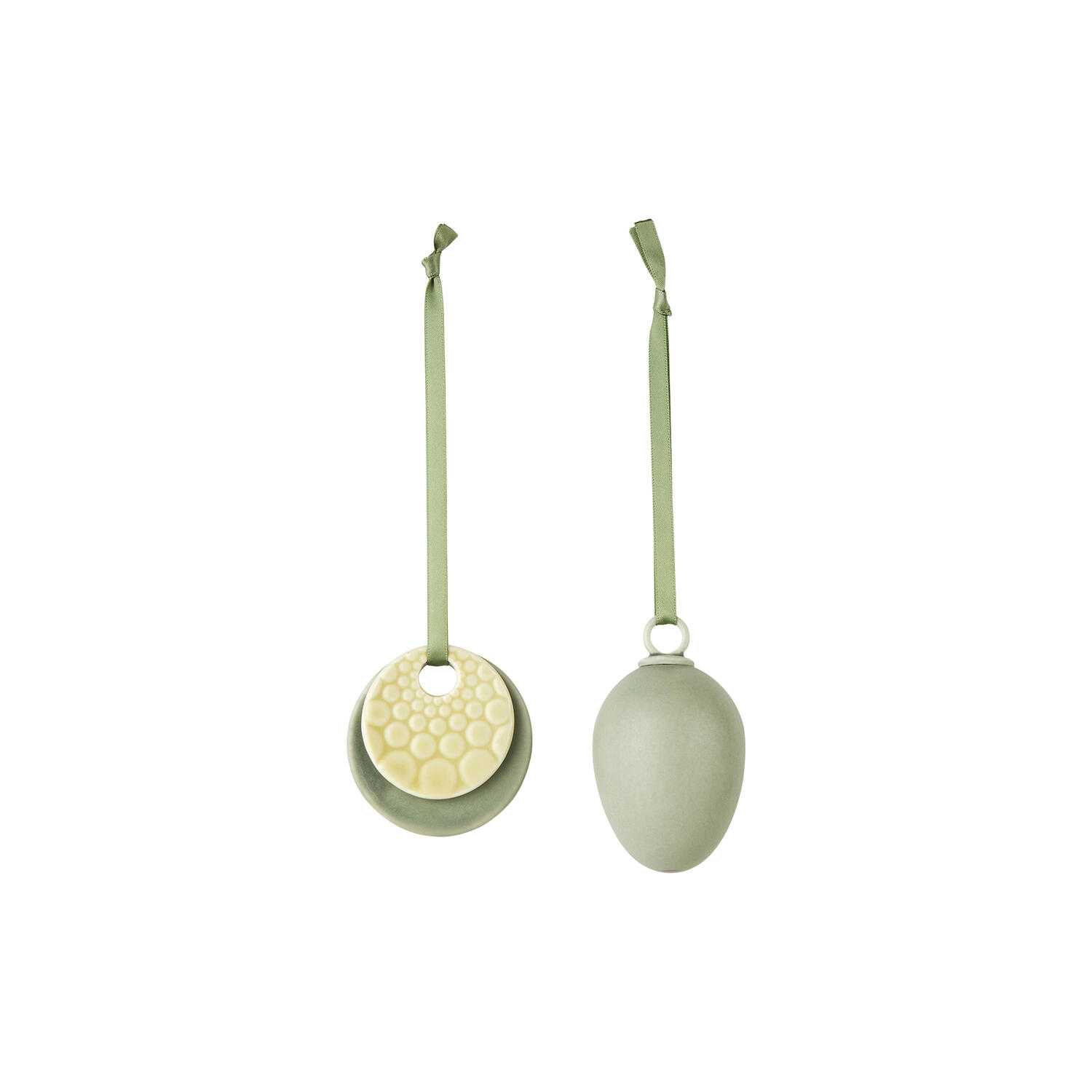 Sweet Stories Ornaments 2 stk, sage