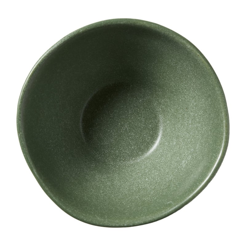 Schaaltje groot olivo - donkergroen - &Oslash;15.5x7.5 cm