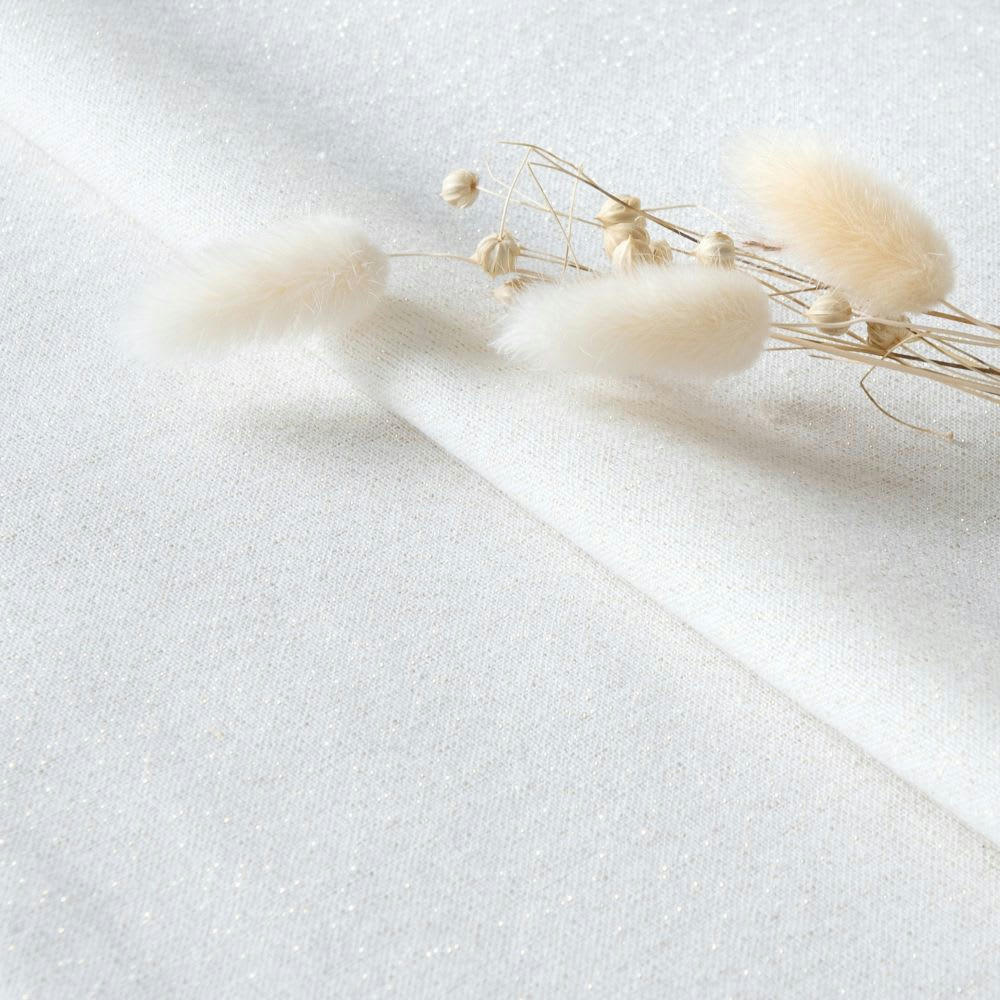 ROVE - Chemin de table en coton biologique tissé écru et doré 150X250