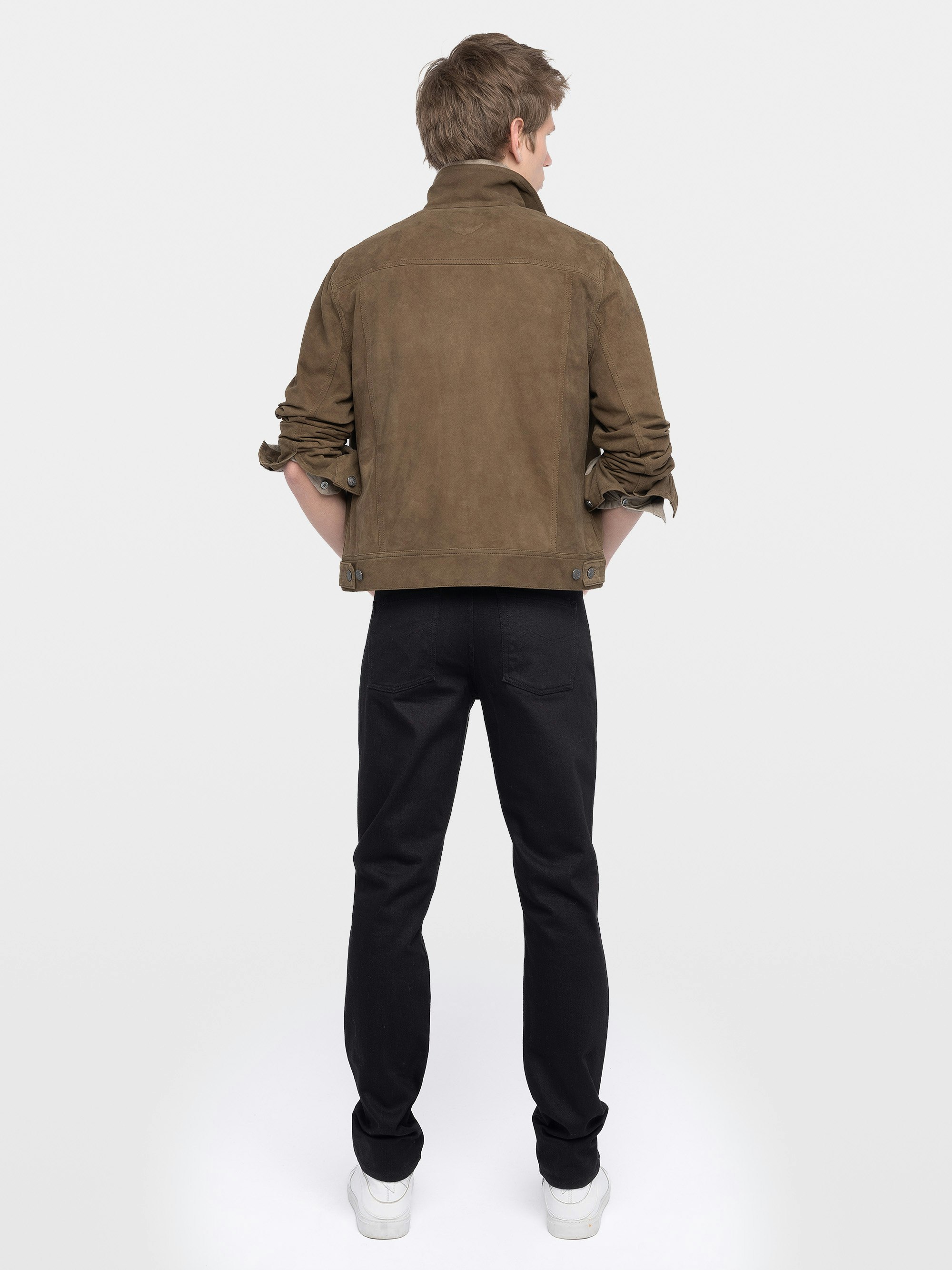 Veste Bases Cuir Suede