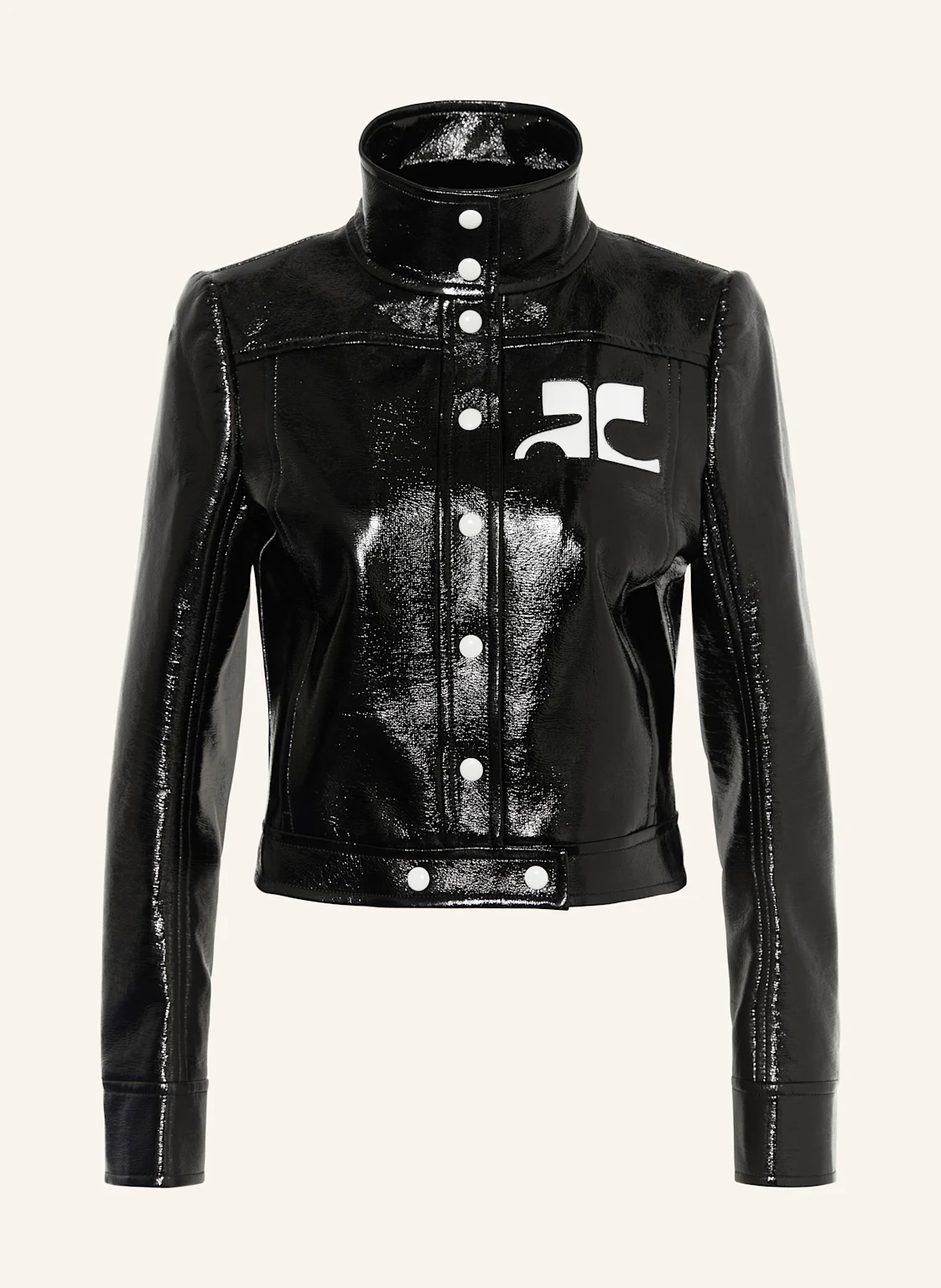 Courrèges Jacke in Lederoptik