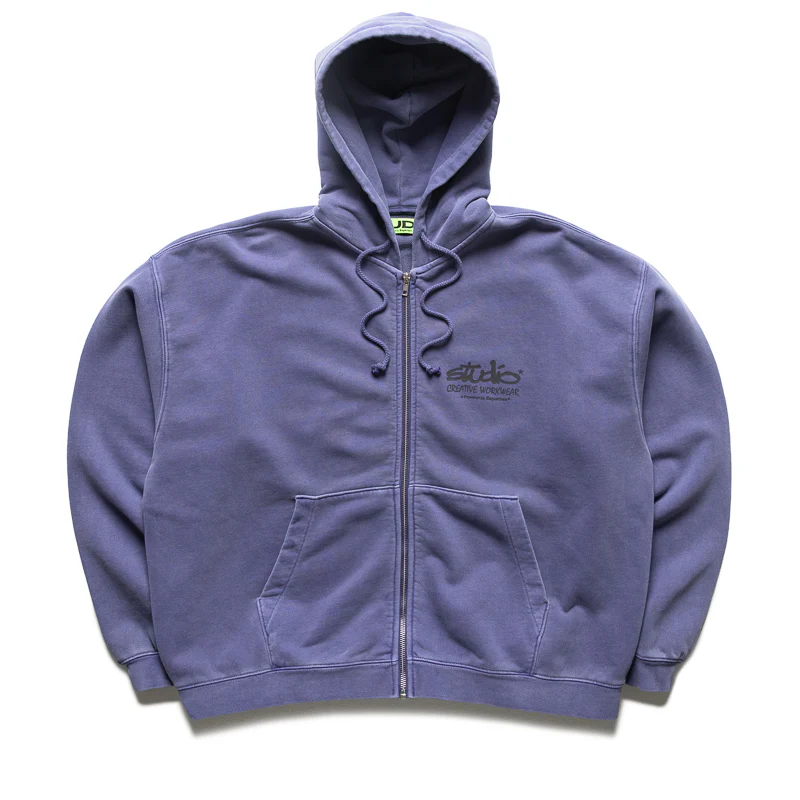 Supervsn Studio Third Eye Zip Hoodie - Heron