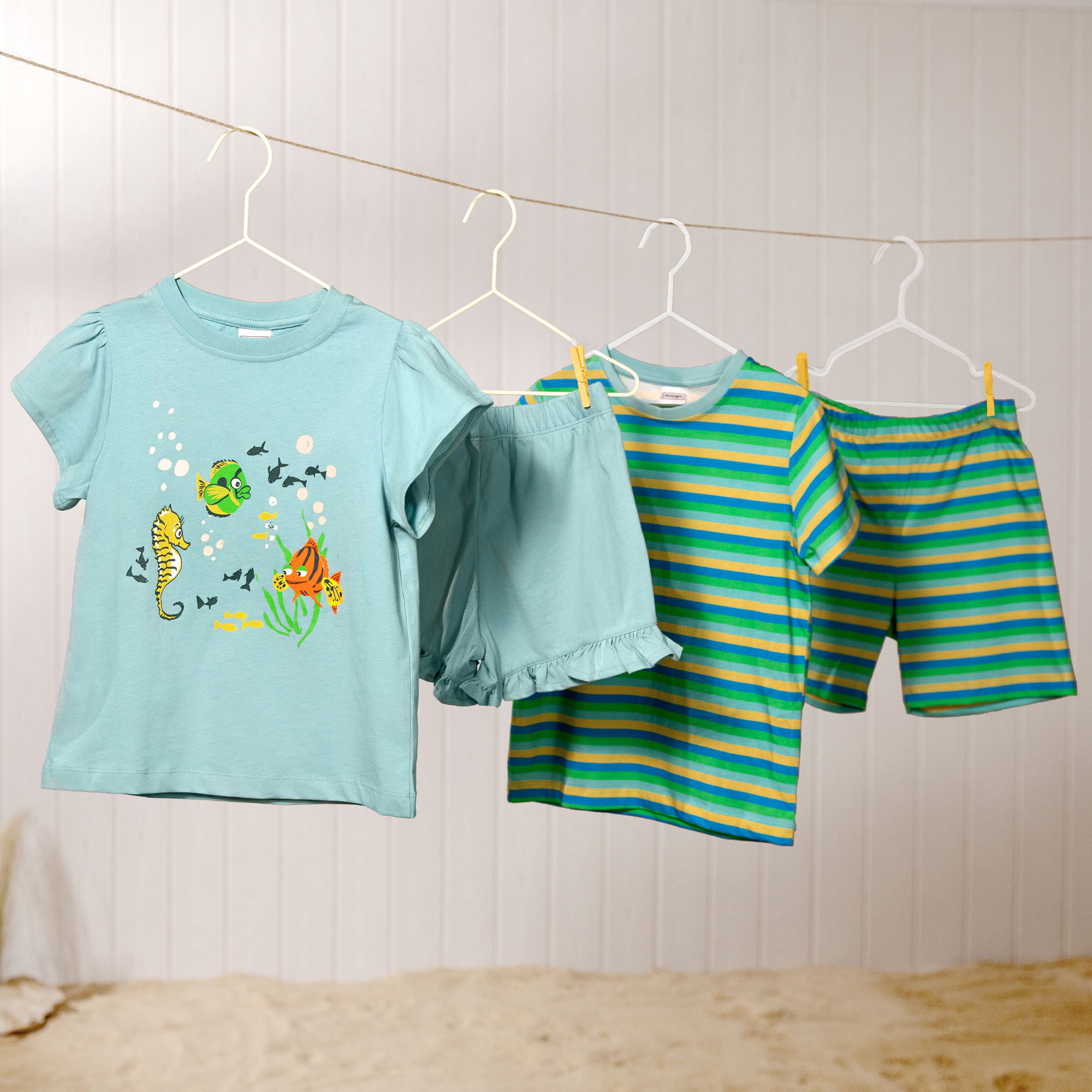 Pyjama enfant rayéLa récré sous-marine