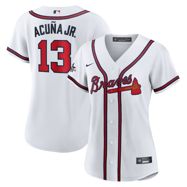 Ronald Acuña Jr. Atlanta Braves Nike Women's 2025 MLB All-Star Game Home Replica Player Jersey - White