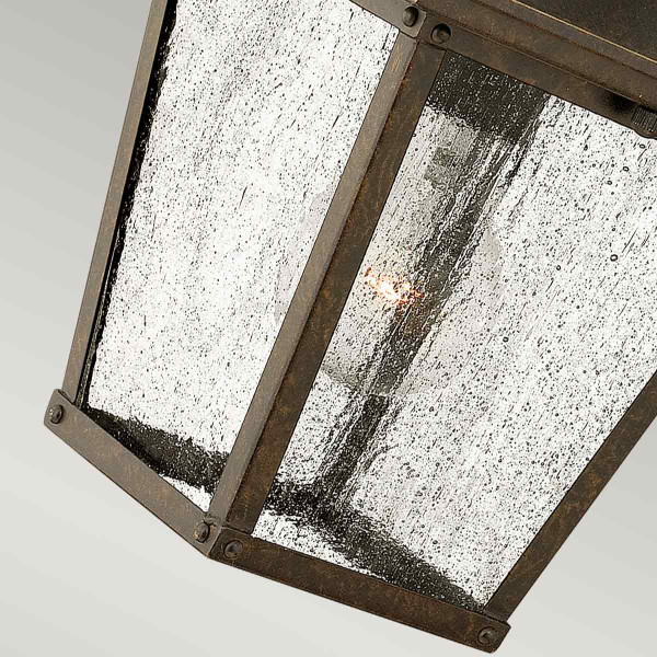 Kinkiet zewnętrznykrólewski brąz Trellis 1xE27x60W IP44 Hinkley